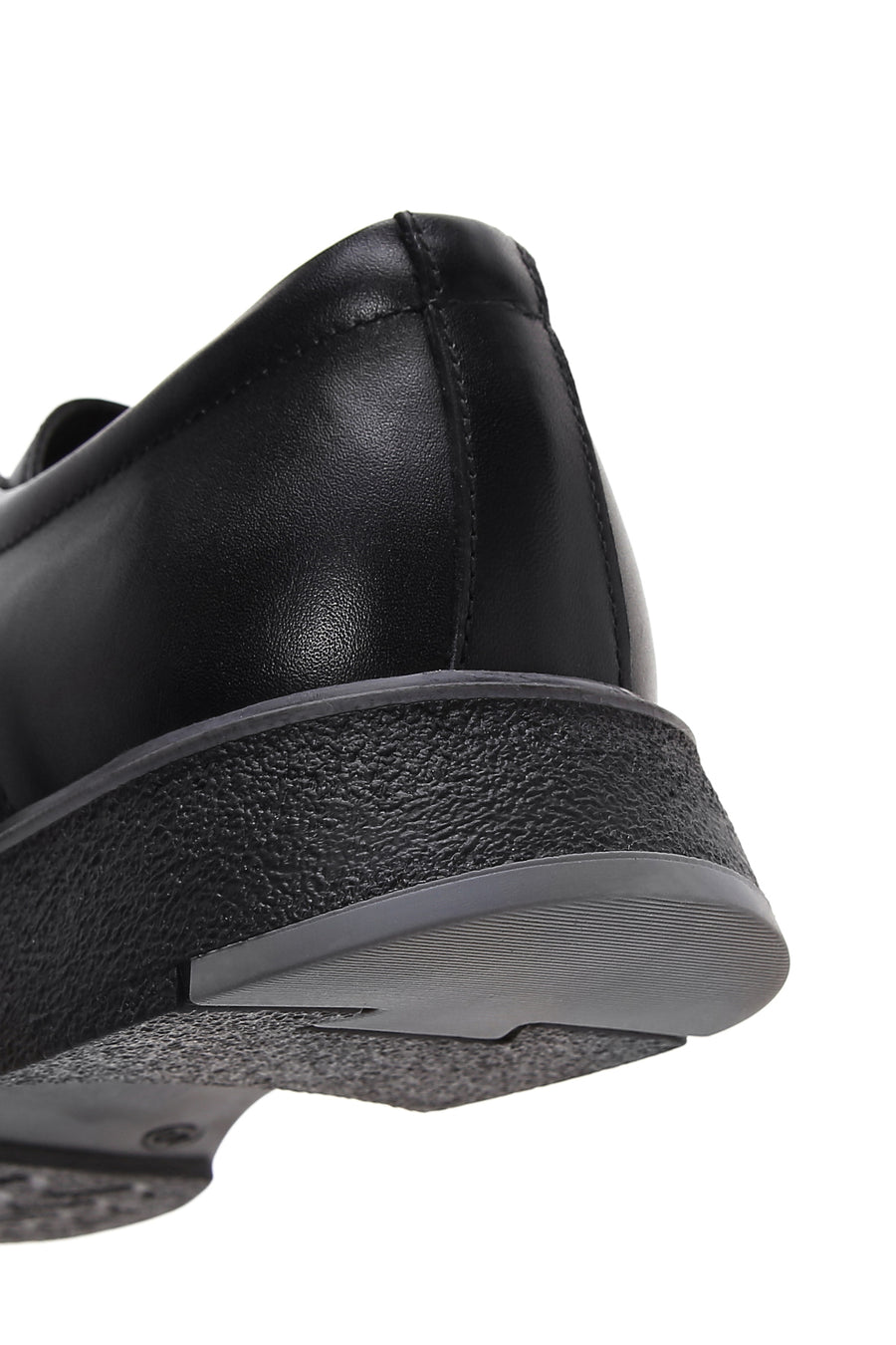 Men's Black Leather Casual Shoes