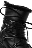 Women's Black Thick Soled Boots | Derimod