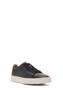Men's Black Lace-up Leather Sneaker | Derimod