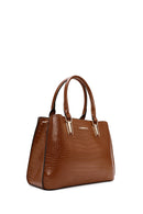 Kadın Kahverengi Uzun Askılı Kroko Kol Çantası | Derimod