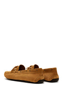 Erkek Sarı Süet Deri Casual Loafer | Derimod