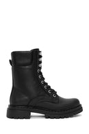 Women's Black Zippered Boots | Derimod