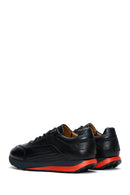 Men's Black Leather Sneaker | Derimod