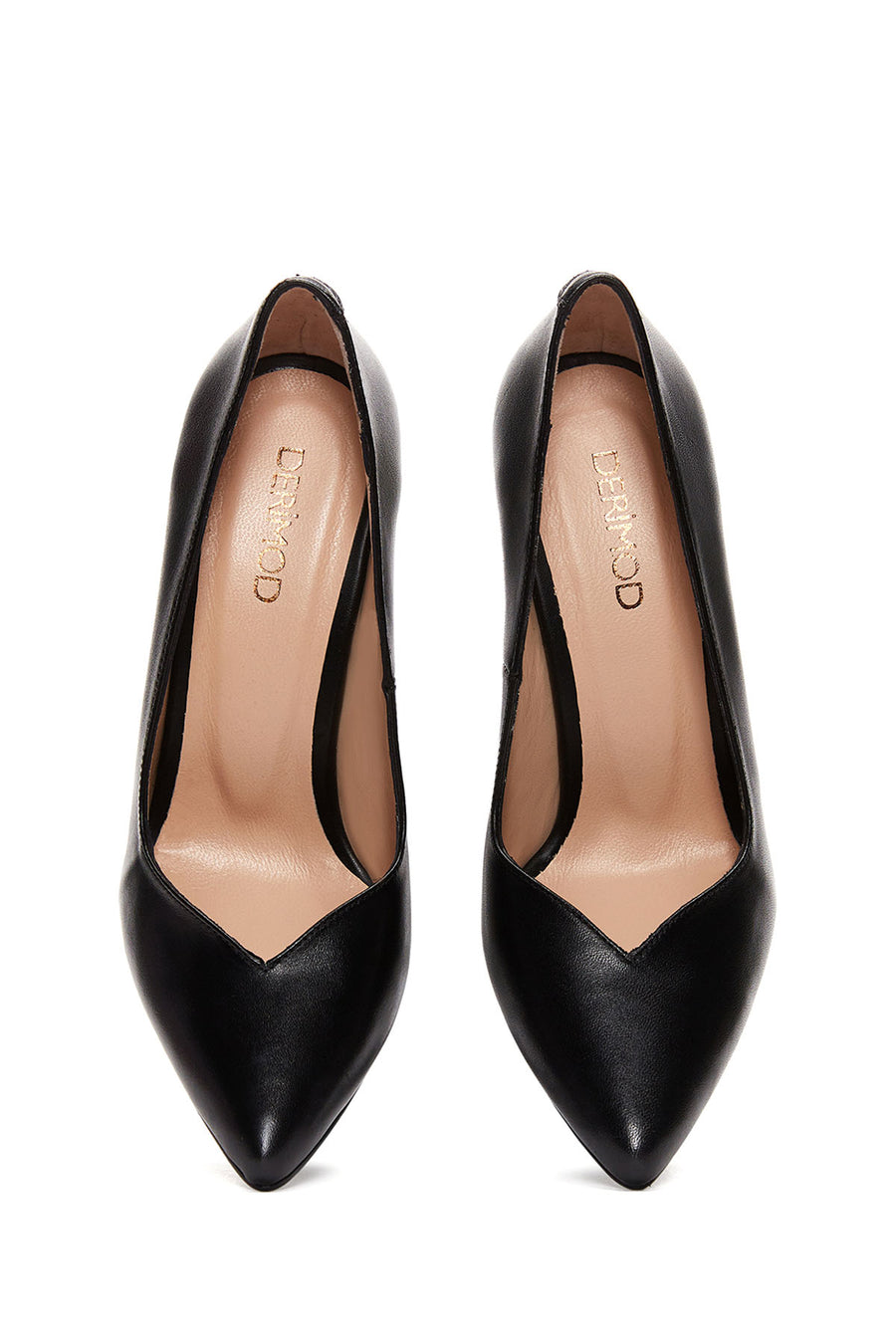 Woman Black Stiletto Heels Leather Stiletto