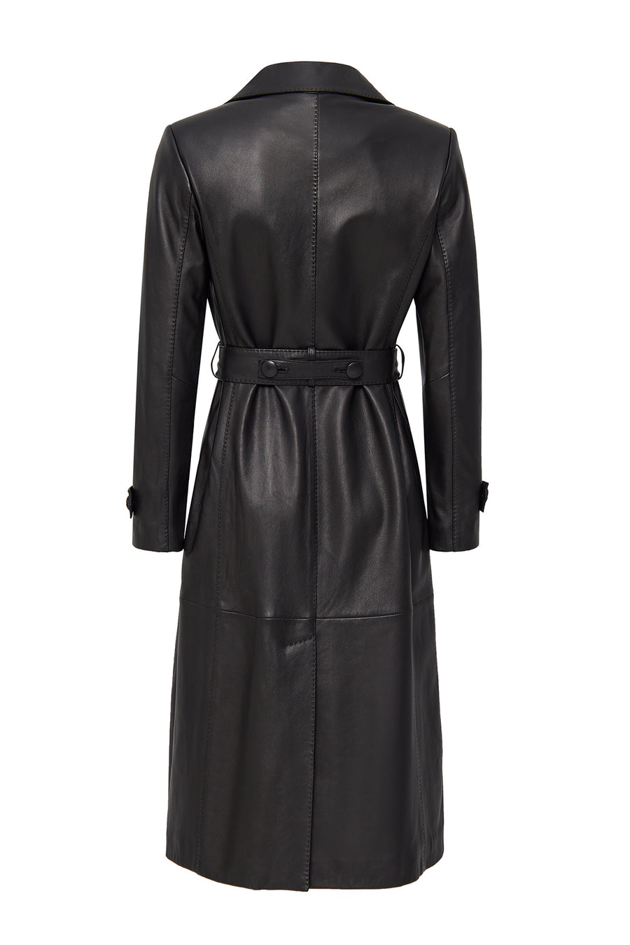 Beyonce Women's Black Leather Coat