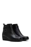 Women's Leather Wedge Heel Boots | Derimod
