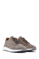 Men's Mink Leather Casual Sneaker | Derimod