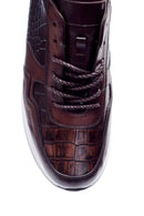 Men's Crocodile Detailed Sneaker | Derimod