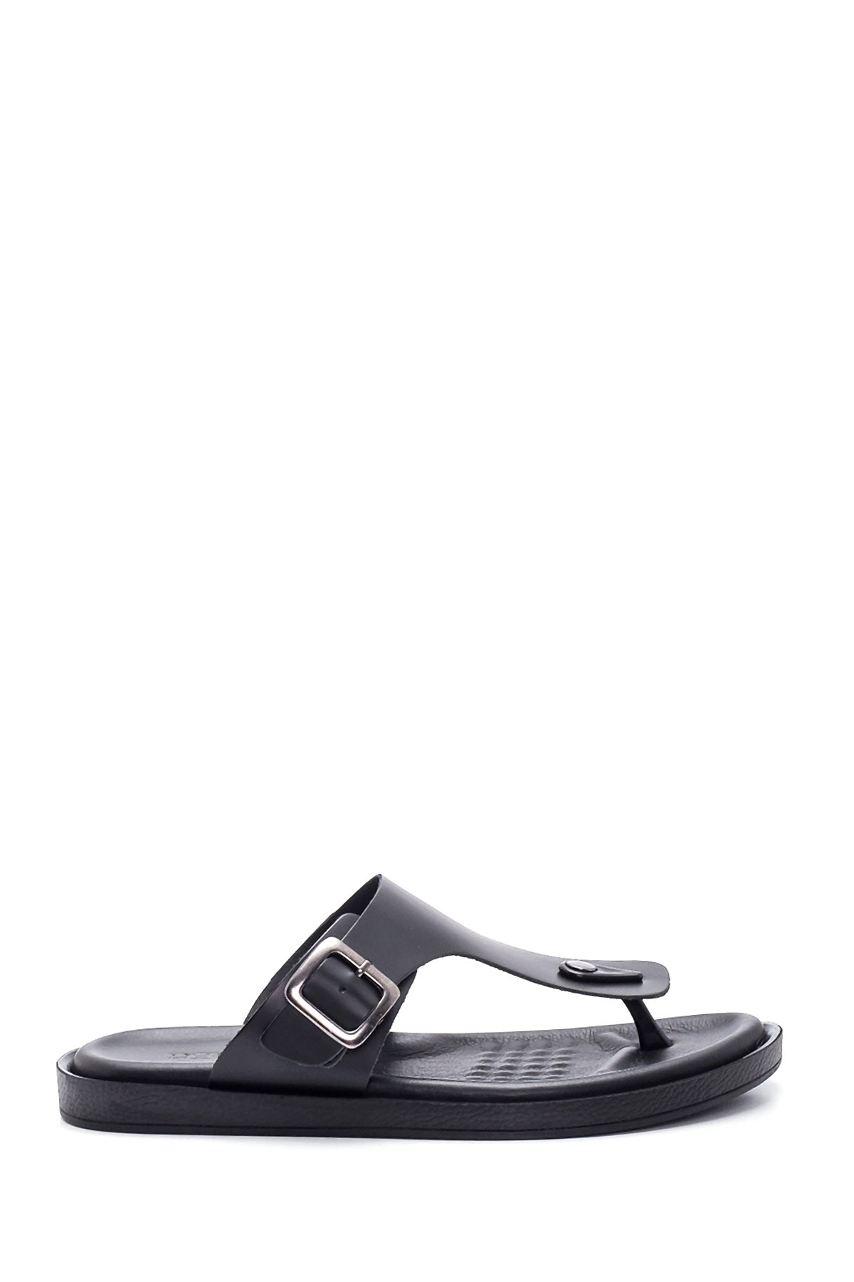 Men's Leather Flip Flops 22SFD638018 | Derimod