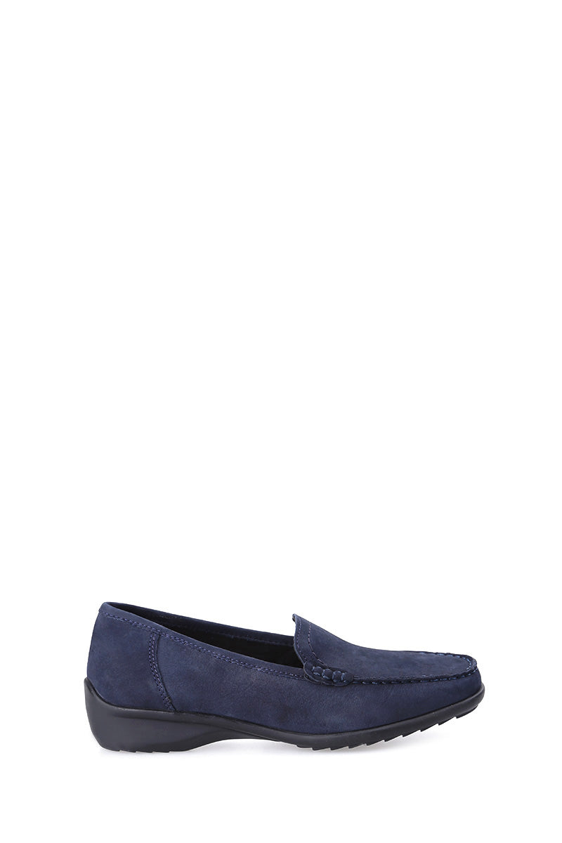 Süet Kadın Deri Loafer