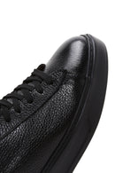Erkek Siyah Deri Sneaker | Derimod