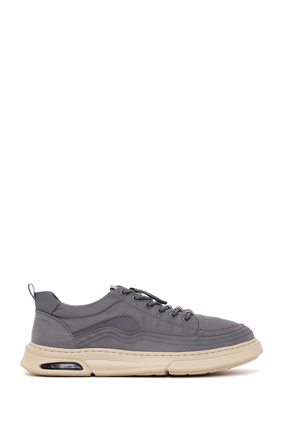Derimoz Zero Male Gray Lace-Up Fabric Sneaker 26SFD69206F | Derimod