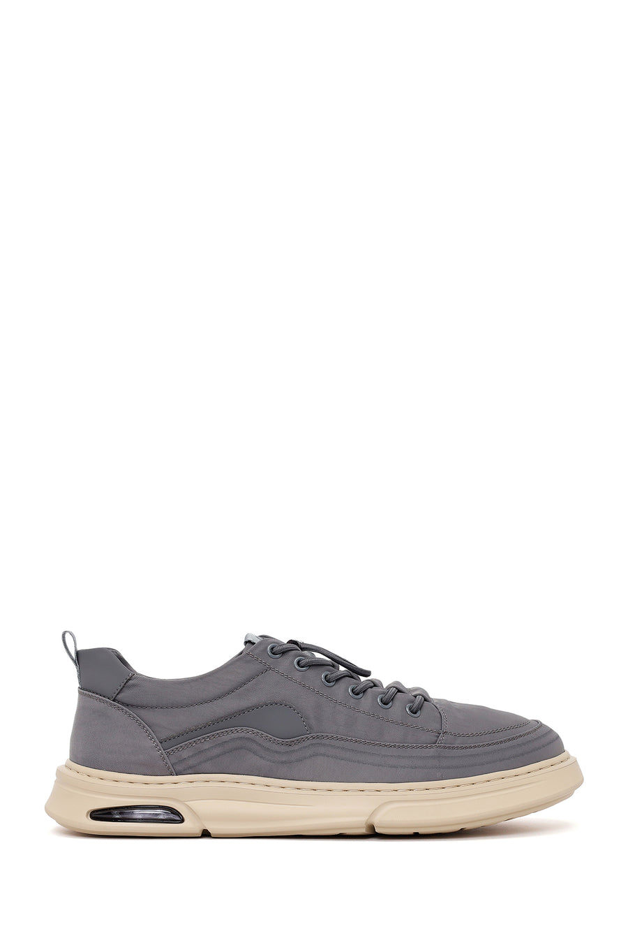 Derimoz Zero Erkek Gri Bağcıklı Kumaş Sneaker 26SFD69206F | Derimod