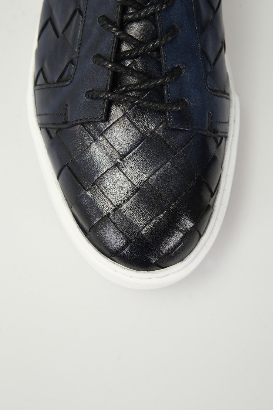 Braided Men's Leather Sneaker