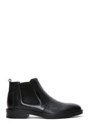 Men's Black Leather Chelsea Boots | Derimod