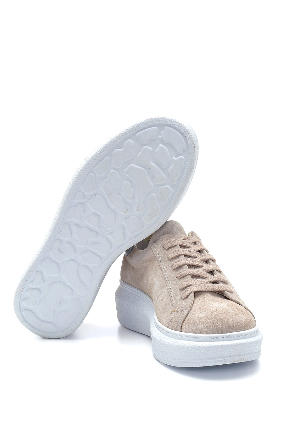 Kadın Deri Süet Sneaker