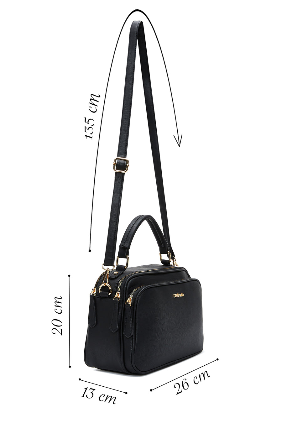 Women's Black Shoulder Bag
