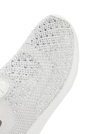 Derimod Zero Women's White Thick Soled Fabric Sneaker | Derimod