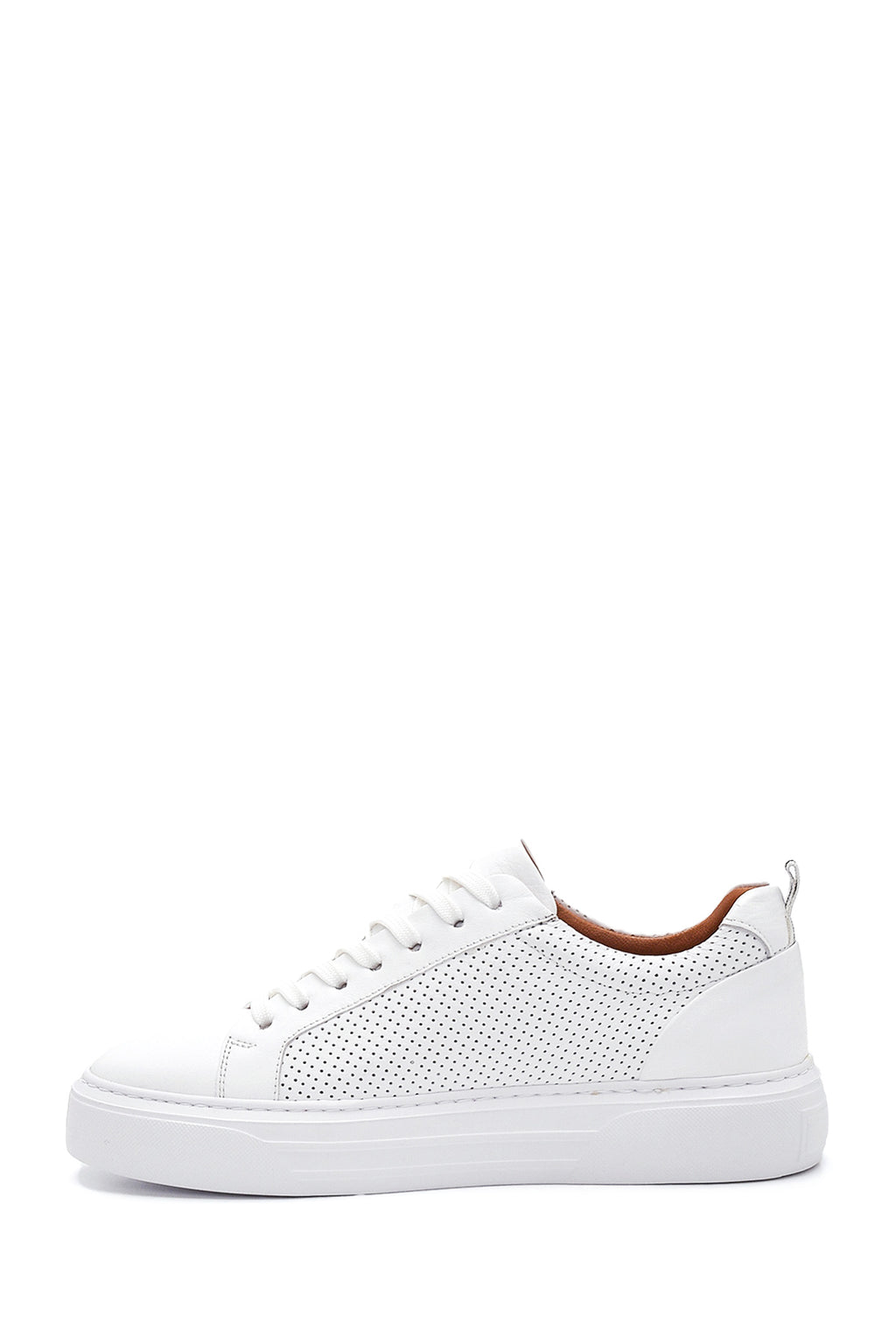 Erkek Beyaz Deri Sneaker