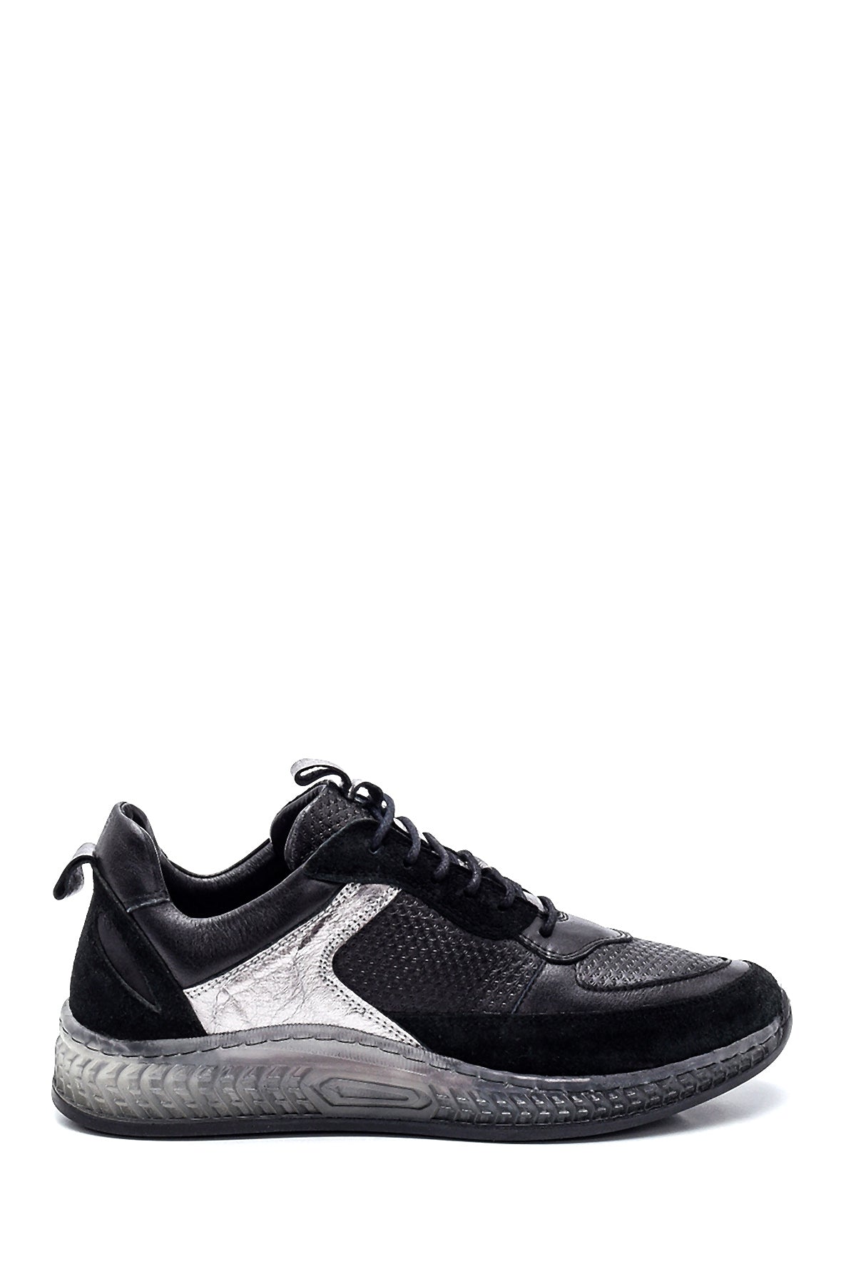 Women's Leather Metal Detailed Sneaker 21WFD351214 | Derimod