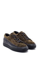 Men's Suede Leather Sneaker | Derimod