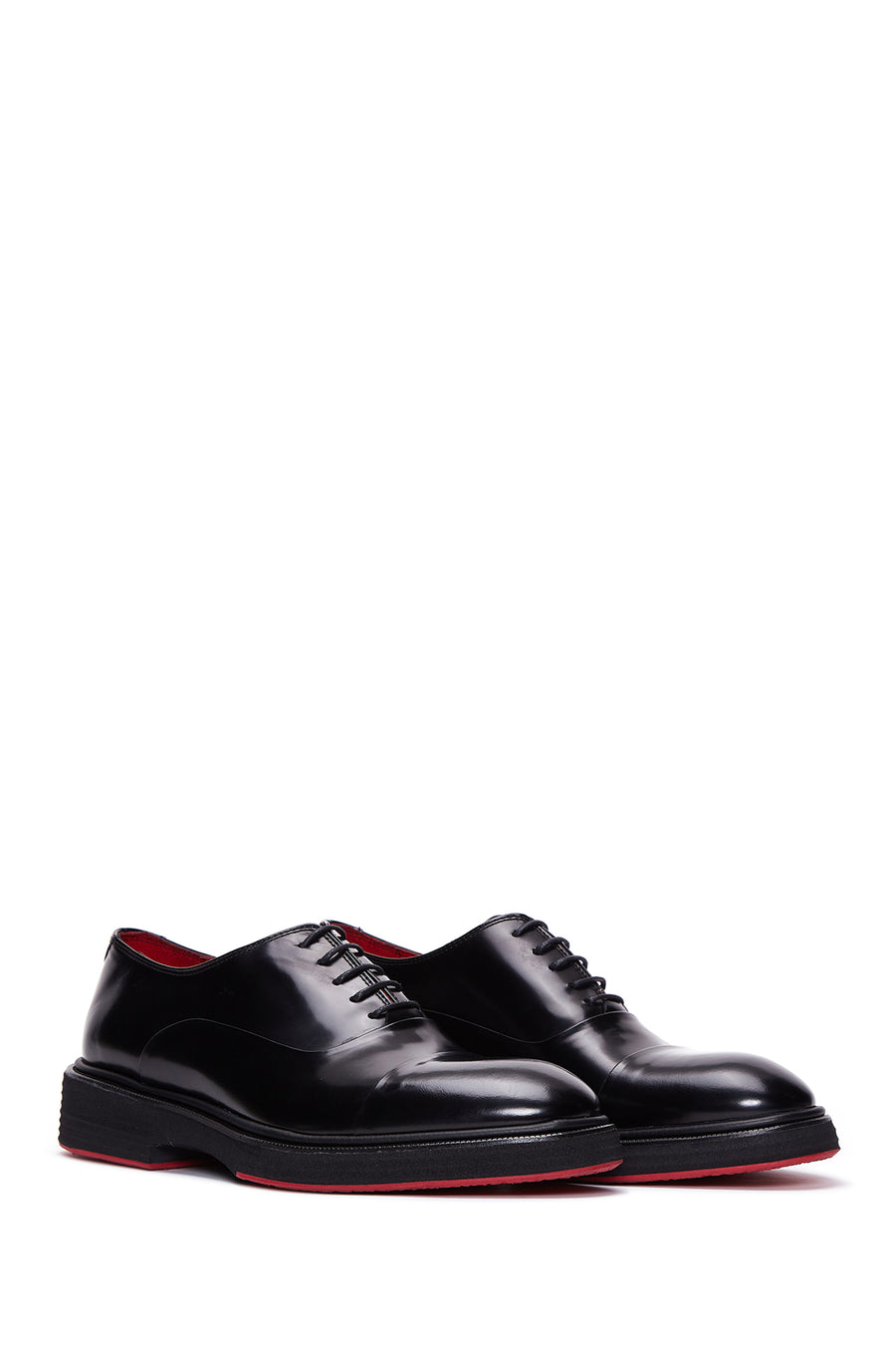Men's Black Leather Casual Shoes