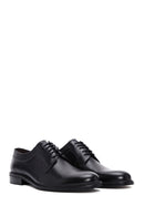 Men's Black Laced Leather Classic Shoes | Derimod