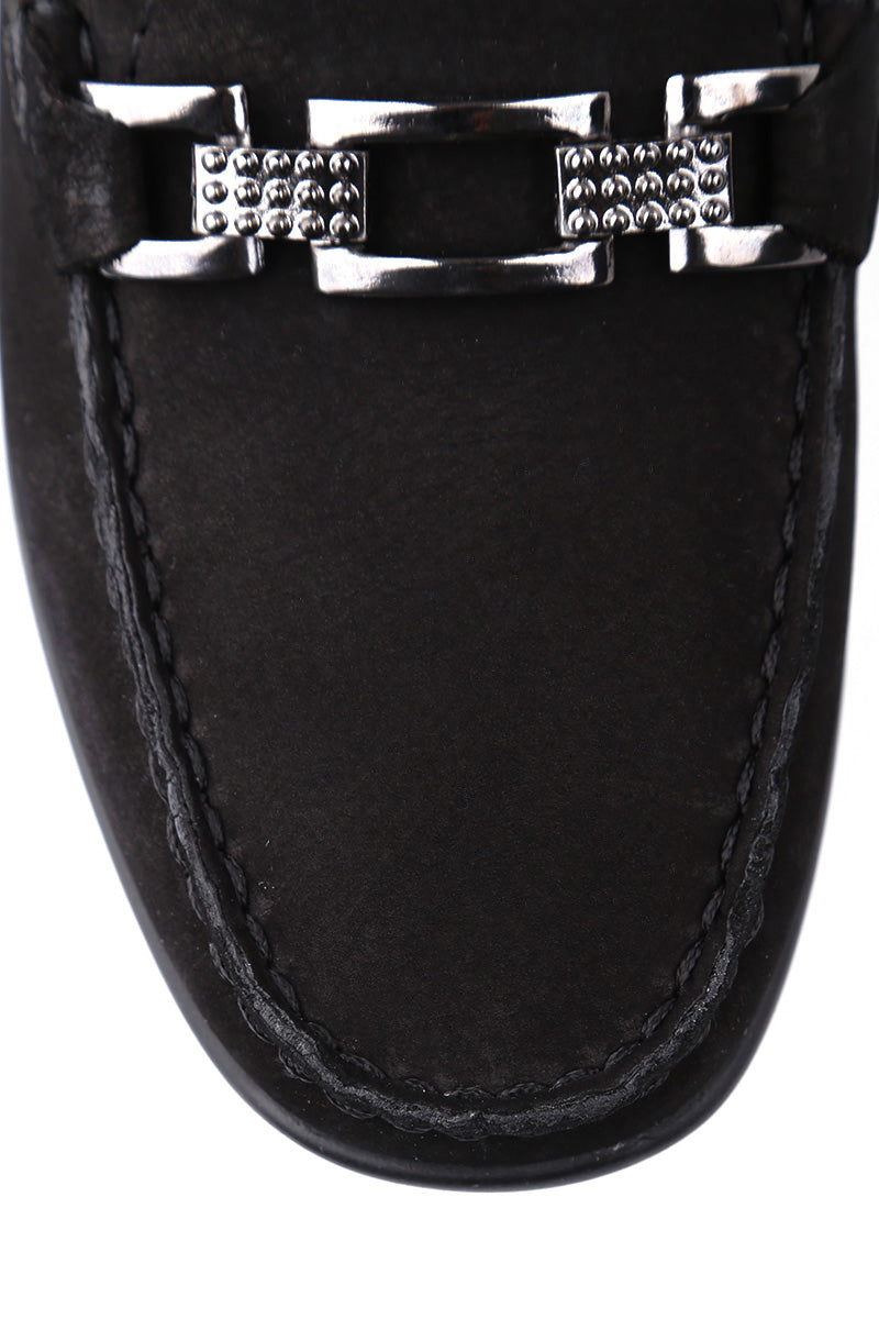 Tokalı Süet Kadın Loafer