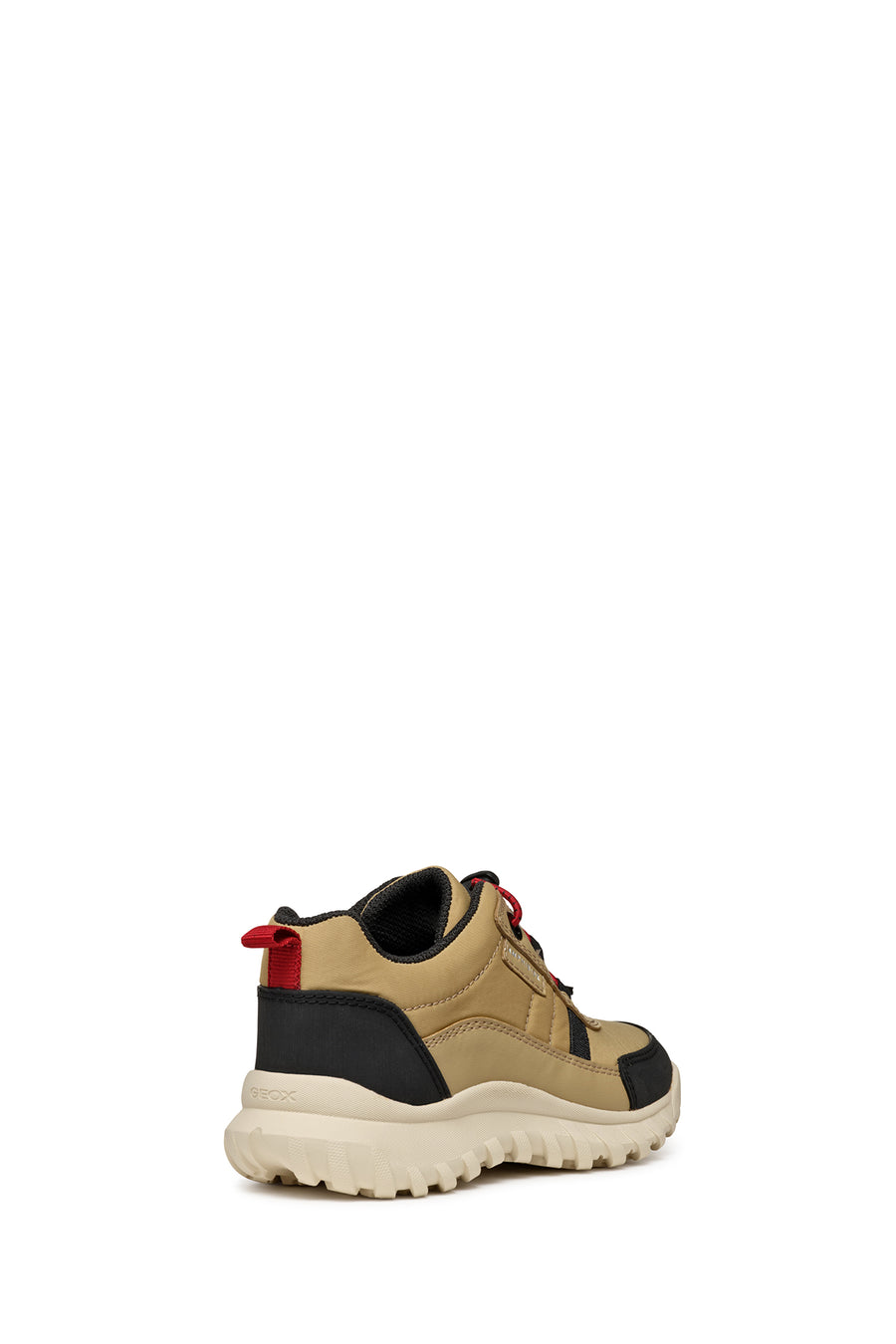 Geox Boy Beige Simbyos Abx Laced Waterproof Sneaker