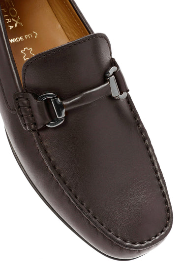 Geox Erkek Kahverengi Kosmopolis Deri Casual Loafer_8