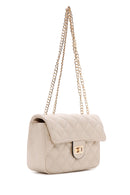 Women's Beige Quilted Crossbody Bag | Derimod