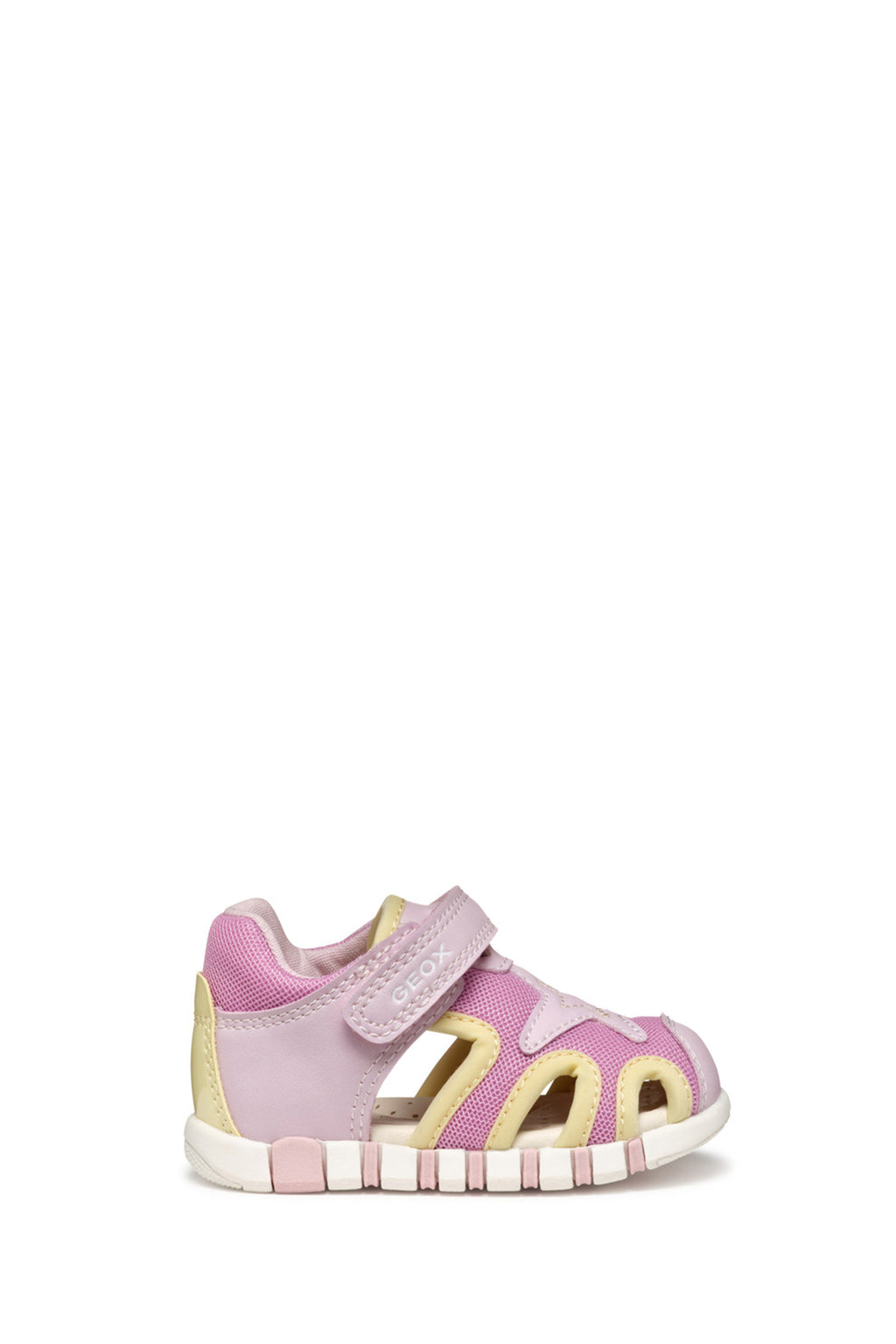 Geox Kız Bebek Pembe B Sandal Iupidoo A - Synt + Mesh Bantlı Kumaş Sandalet