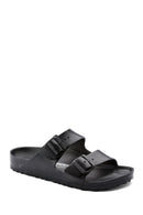 Birkenstock Women's Black Double Buckle Arizona Eva Flat Slippers | Derimod