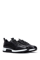 Men's Black Leather Sneaker | Derimod