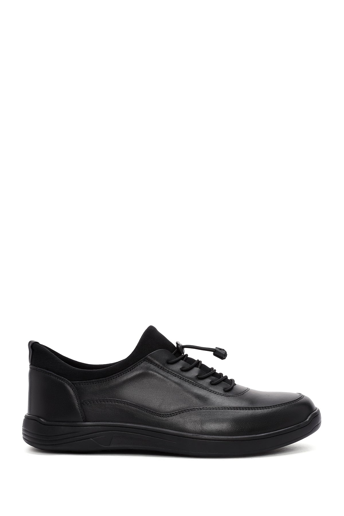 Men's Black Lace-up Leather Casual Shoes 24WFD661418 | Derimod