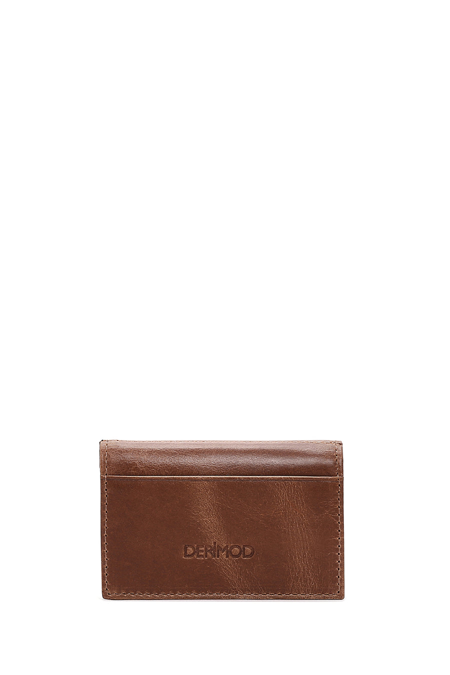 Men's Tan Leather Card Holder 000A2D3126CR | Derimod