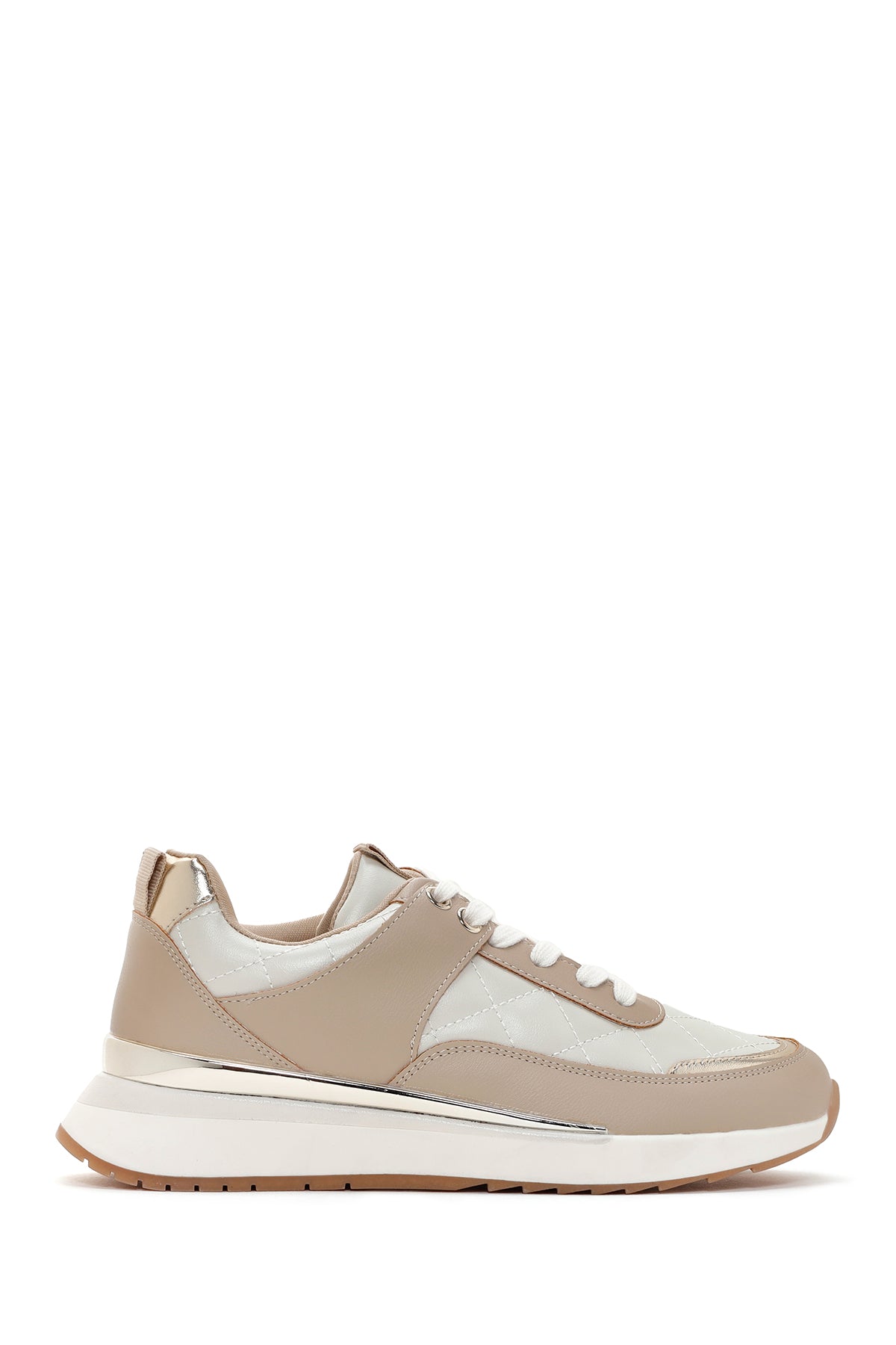 Women's Beige Thick Soled Sneaker 23WFD431114 | Derimod