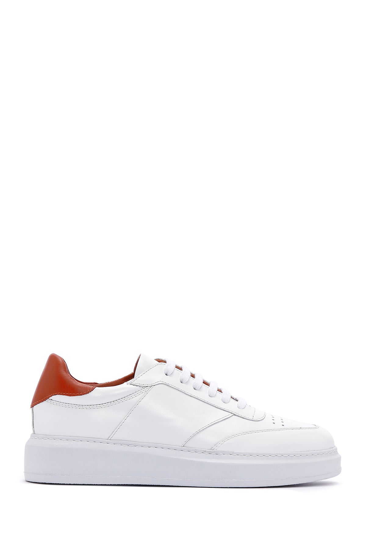 Men's White Leather Shoes 23SFD608618 | Derimod