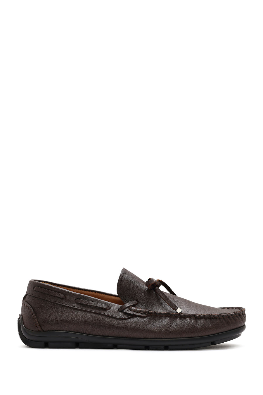 Men's Brown Tassel Leather Loafer 25SFD755218 | Derimod