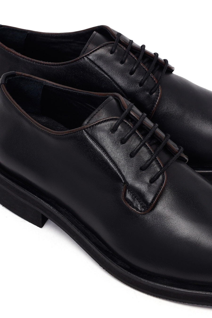 Derimod Black Male Black Lace-up Leather Casual Shoes