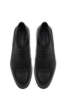Men's Black Laced Leather Classic Shoes | Derimod