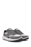 Skechers Men's Grey Equalizer Lace-Up Chunky Sole Sneakers | Derimod