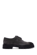 Men's Gray Suede Leather Casual Shoes | Derimod