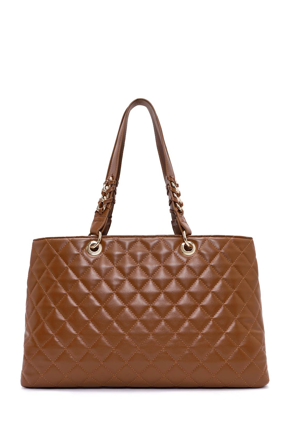 Women's Tan Quilted Shoulder Bag 24WBD2735KP | Derimod