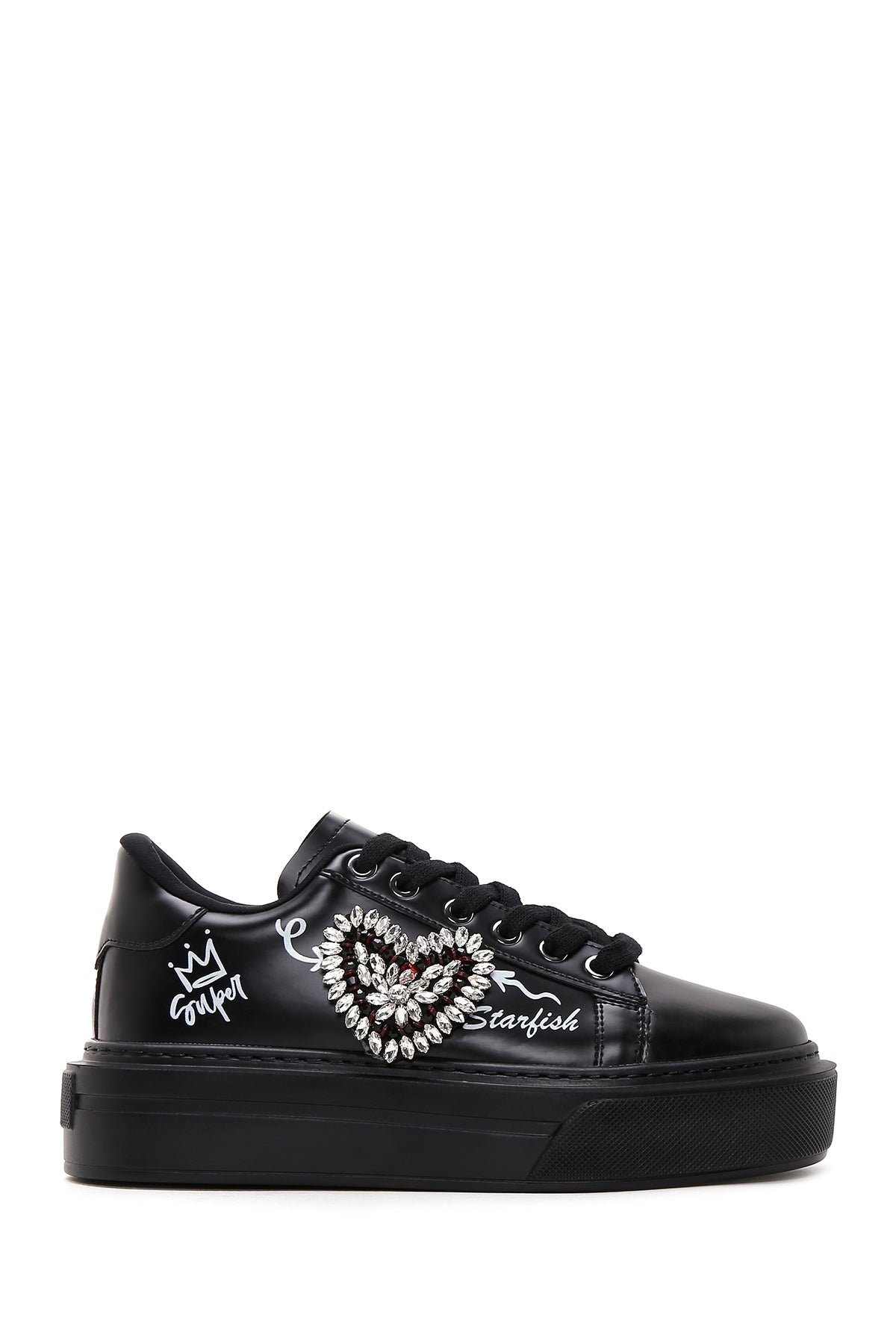 Women's Black Stone Sneaker 23WFE230014 | Derimod