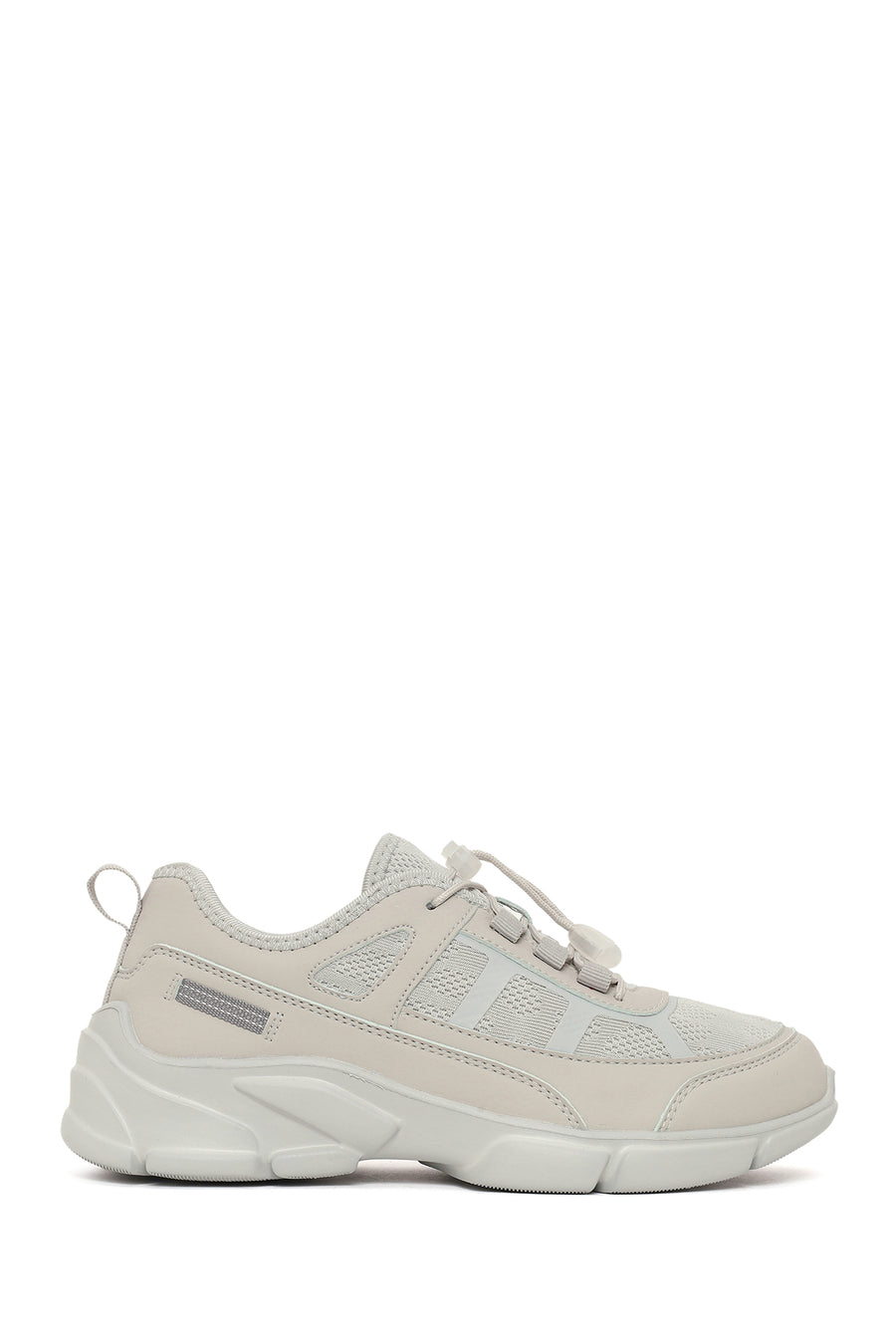 Woman Grey Lace-Up Chunky Sole Sneakers 26PFE496414 | Derimod