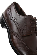 Men's Brown Leather Classic Shoes | Derimod