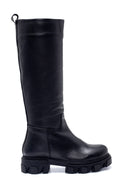 Women's Leather Thick Soled Boots | Derimod