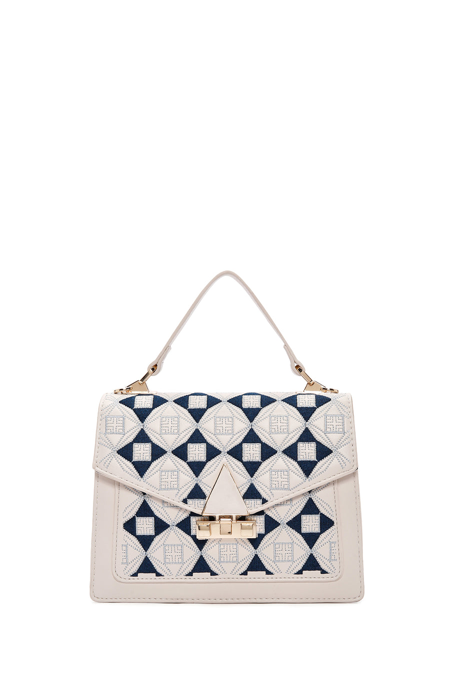 Women's Beige Printed Long Strap Shoulder Bag 24SBD260126 | Derimod