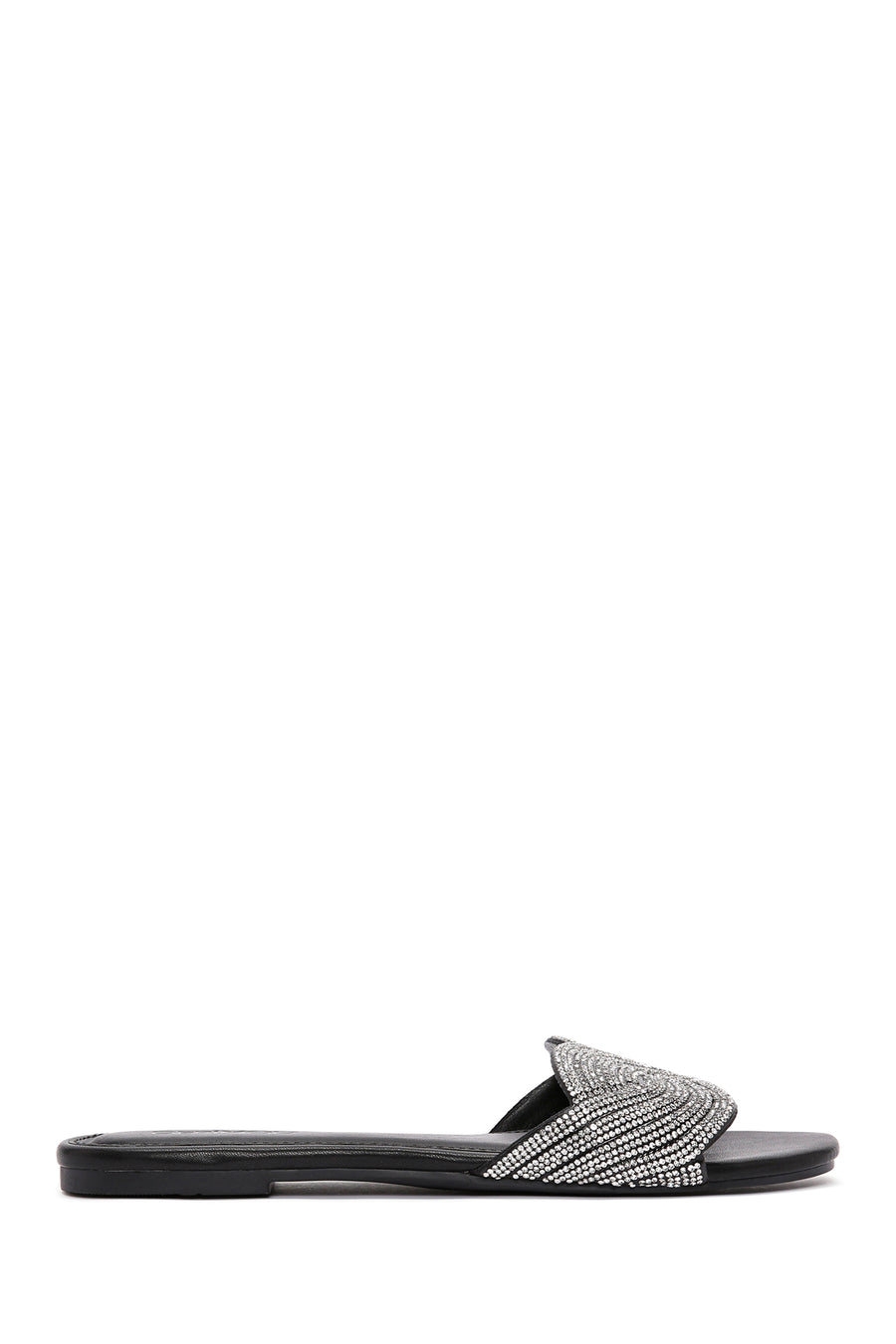 Women's Black Stone Slippers 24SFE4934TS | Derimod